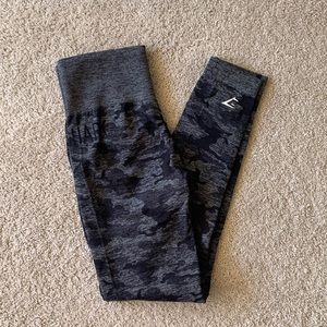 Gymshark black camo leggings